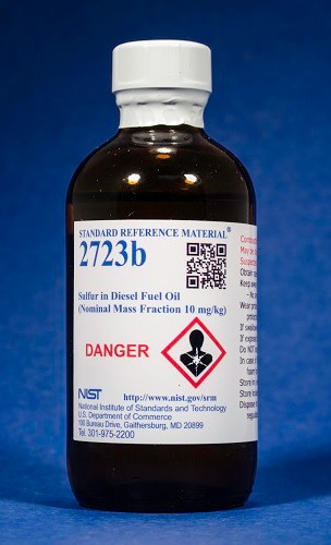 SRM 2723b  柴油中的硫標準品(標稱質(zhì)量分數(shù)10毫克/千克)