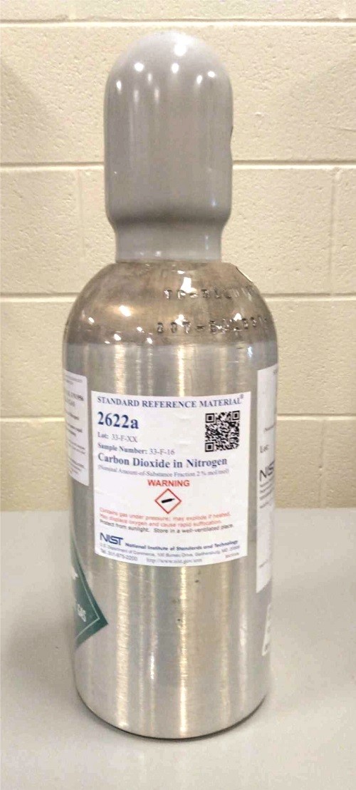 SRM 2622a 氮中二氧化碳標準品(公稱量-物質分數2%mol/mol)
