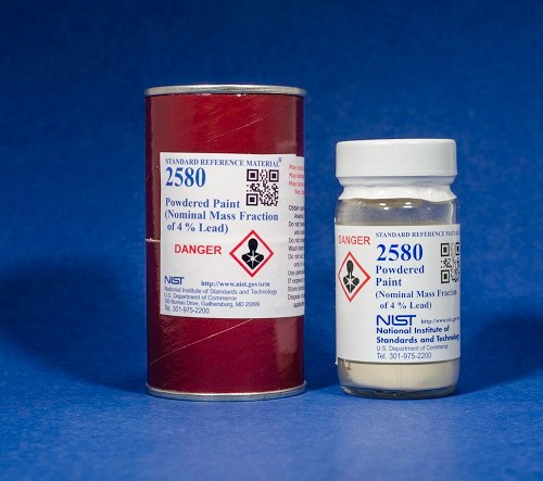 SRM 2580 粉狀油漆標(biāo)準(zhǔn)品(標(biāo)稱質(zhì)量分?jǐn)?shù)為4%鉛)