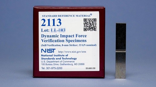 SRM 2113  動態沖擊力驗證樣本(自驗證，8毫米前鋒；33 kN標稱)