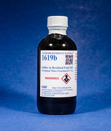 SRM 1619b  殘余燃料油中的硫(名義質量分數0.7%)